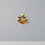 RIBBON REVERIE Rundes Kunstregal in Eiche-Optik