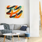 RIBBON REVERIE Selbstklebendes Horizontal-Poster