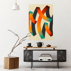 RIBBON REVERIE Selbstklebendes Poster - Hochformat