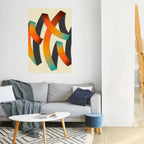 RIBBON REVERIE Selbstklebendes Poster - Hochformat