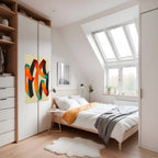 RIBBON REVERIE Selbstklebendes Poster - Hochformat