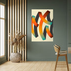 RIBBON REVERIE Selbstklebendes Poster - Hochformat