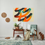 RIBBON REVERIE Selbstklebendes Horizontal-Poster