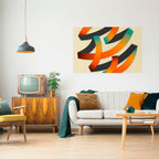 RIBBON REVERIE Selbstklebendes Horizontal-Poster