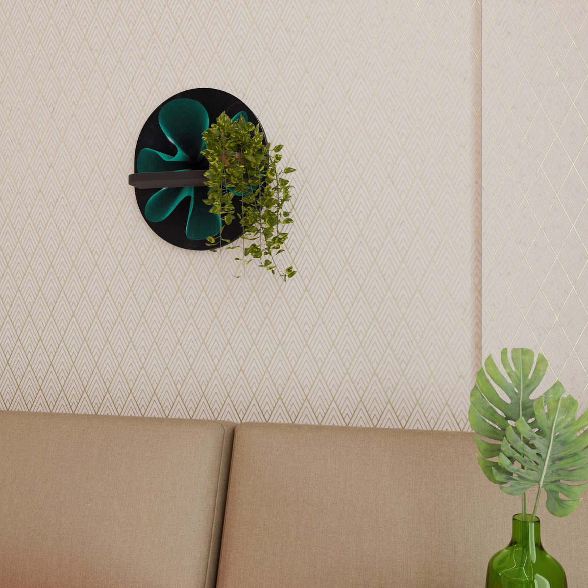 ELECTRIC ILLUSION Dekoratives Wandregal