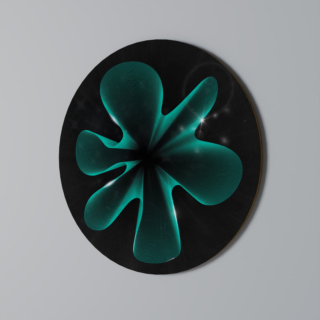 ELECTRIC ILLUSION Runde Wanddekoration Ø 69 cm