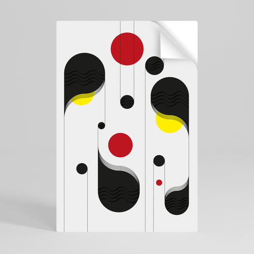 DOT-TO-DOT LULLABY Selbstklebendes Poster - Hochformat
