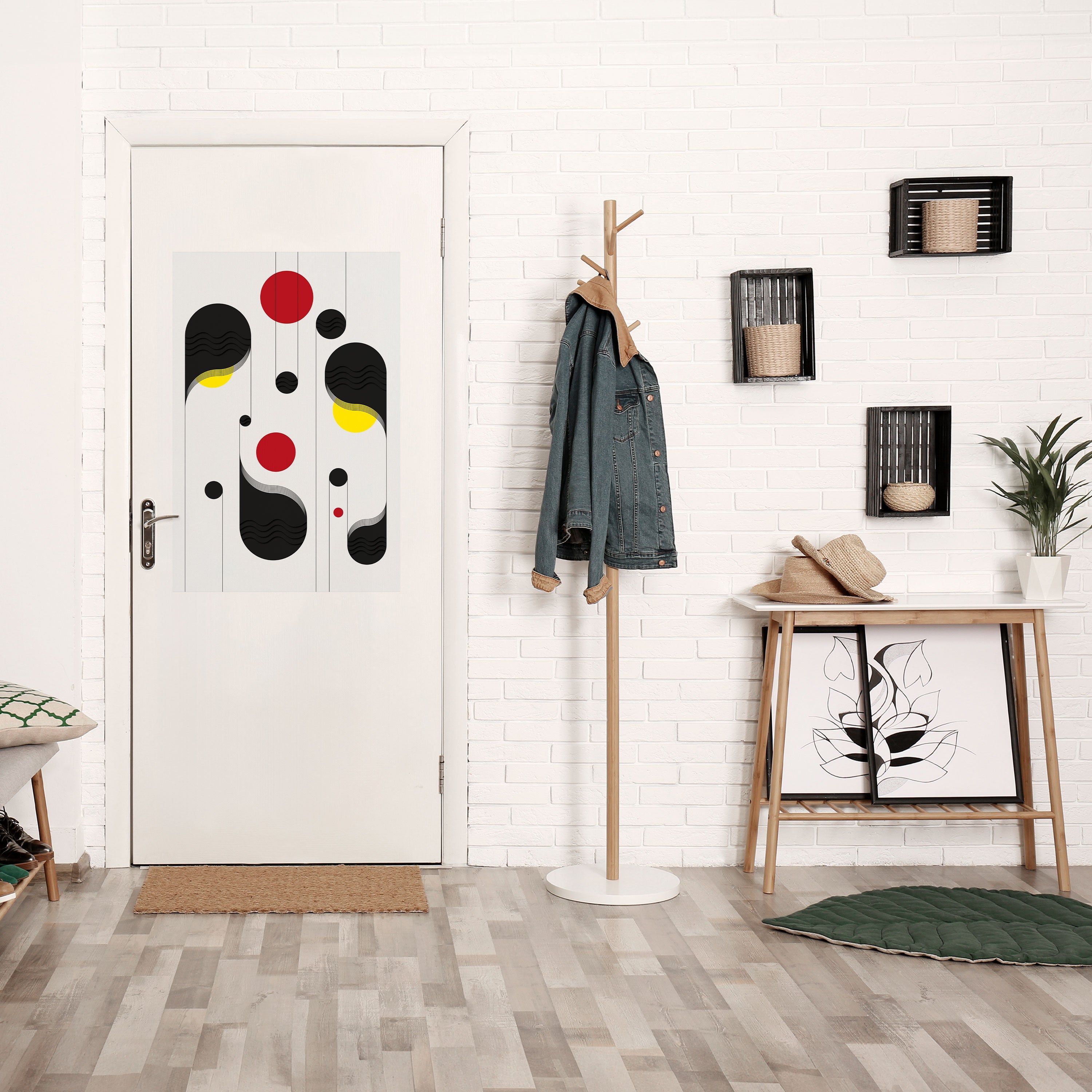 DOT-TO-DOT LULLABY Vertikales Poster zum Abziehen und Aufkleben