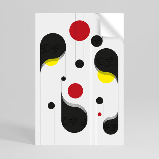 DOT-TO-DOT LULLABY Selbstklebendes Poster - Hochformat