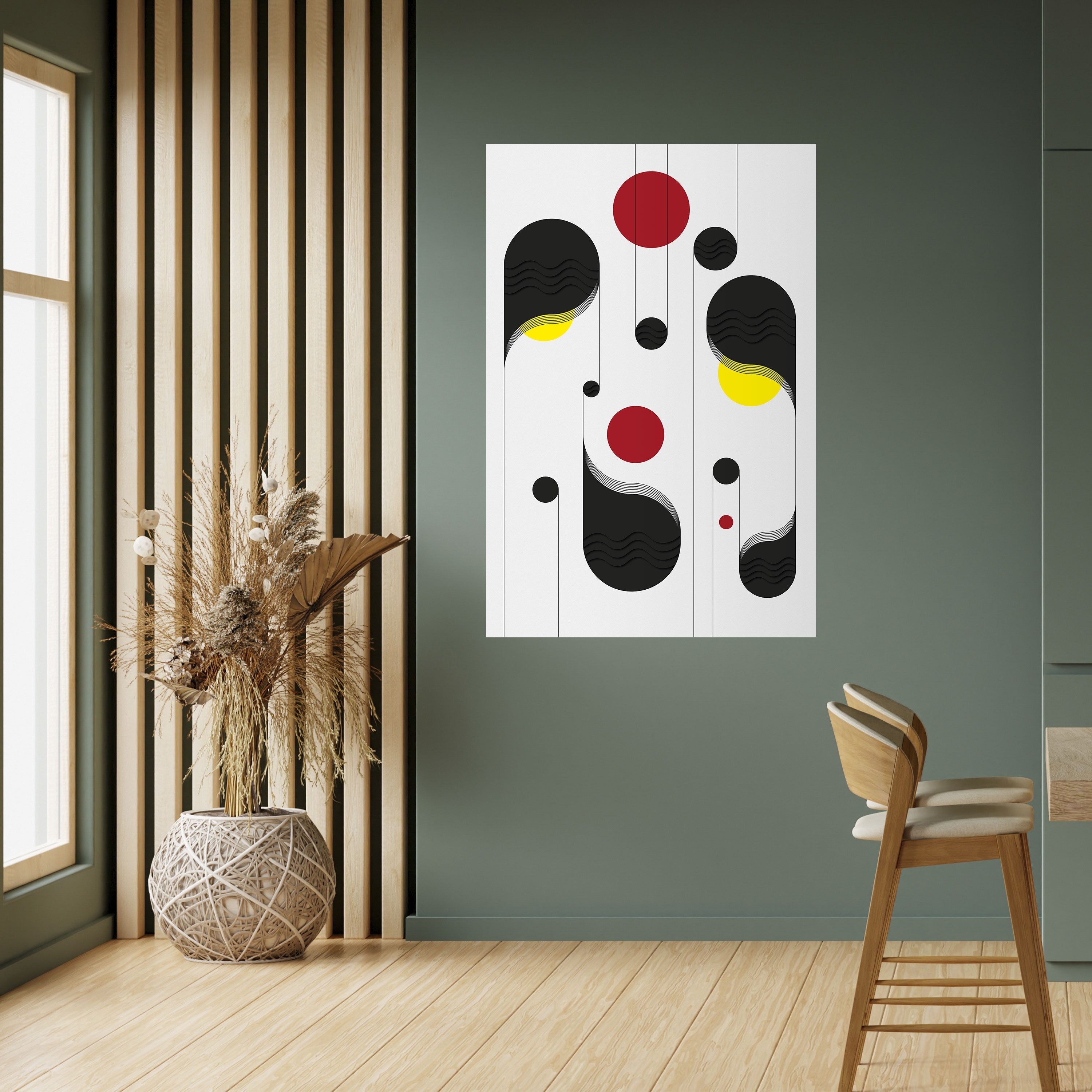DOT-TO-DOT LULLABY Vertikales Poster zum Abziehen und Aufkleben