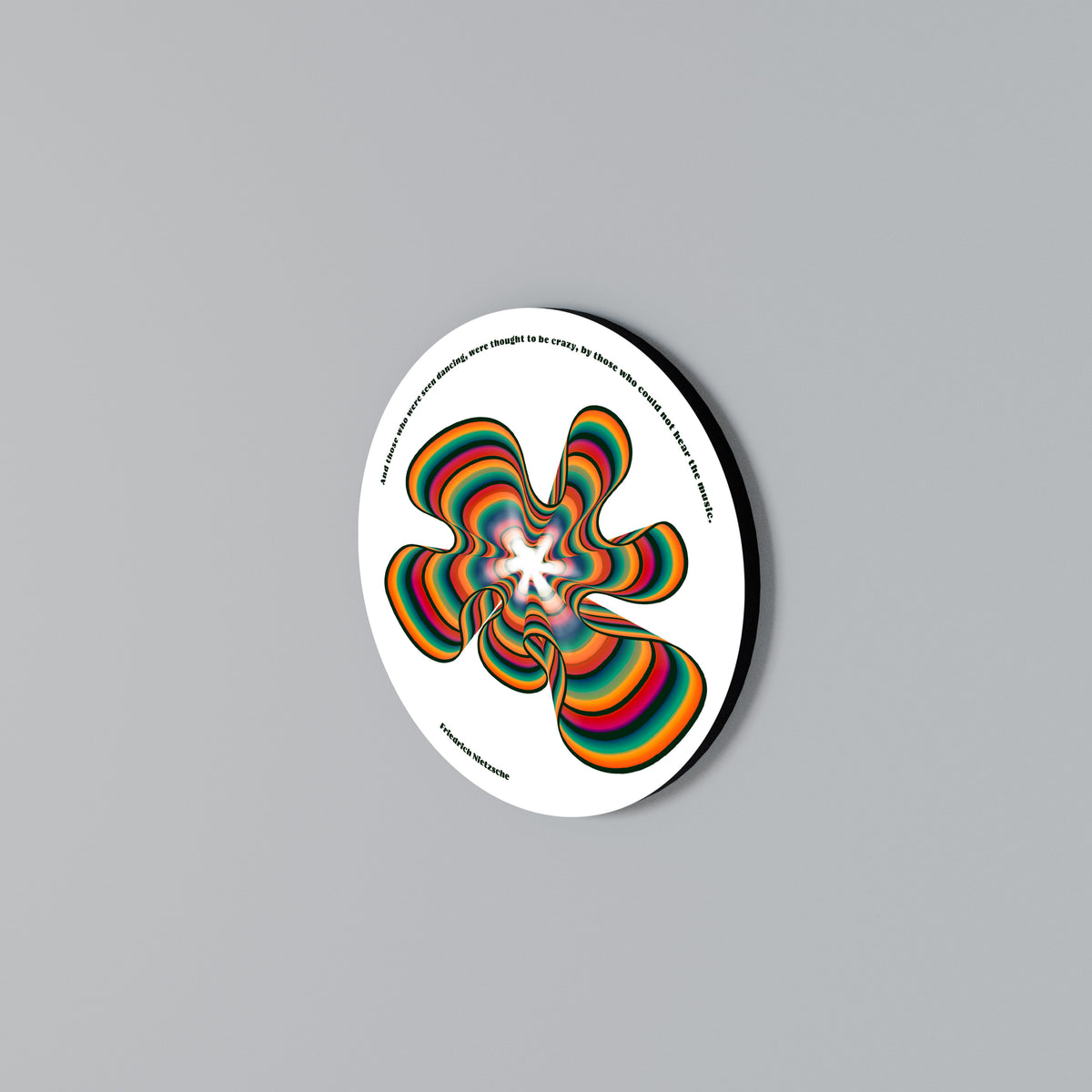 NOSTALGIC ECHOES [ENG] Rundes Wandbild