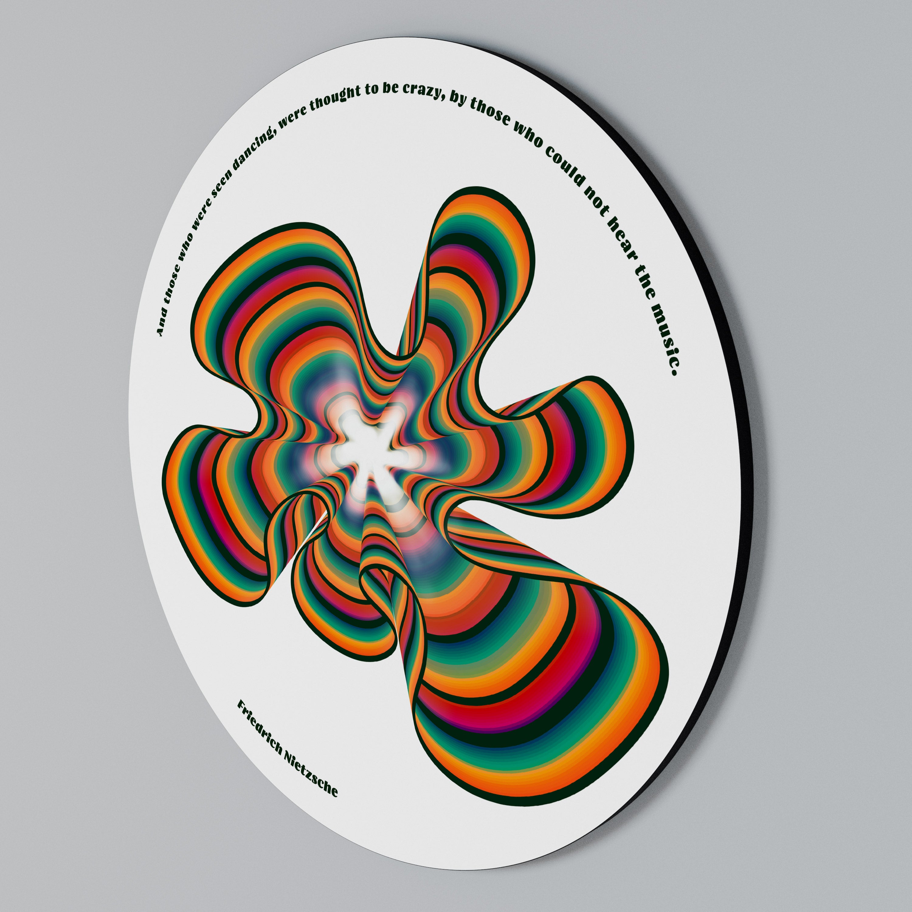 NOSTALGIC ECHOES [ENG] Rundes Wandbild