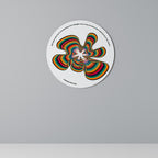 NOSTALGIC ECHOES [ENG] Runde Wanddekoration Ø 69 cm