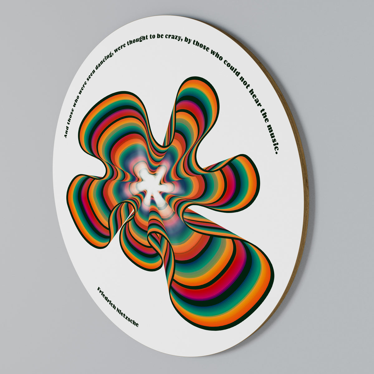 NOSTALGIC ECHOES [ENG] Rundes Wandbild