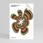 NOSTALGIC ECHOES [ENG] Selbstklebendes Poster - Hochformat