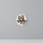 NOSTALGIC ECHOES [DE] Ovales Kunstregal in Schwarz