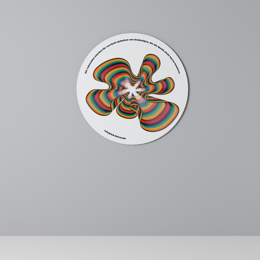 NOSTALGIC ECHOES [DE] Runde Wanddekoration Ø 69 cm