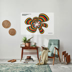 NOSTALGIC ECHOES [DE] Peel and Stick Horizontal Poster