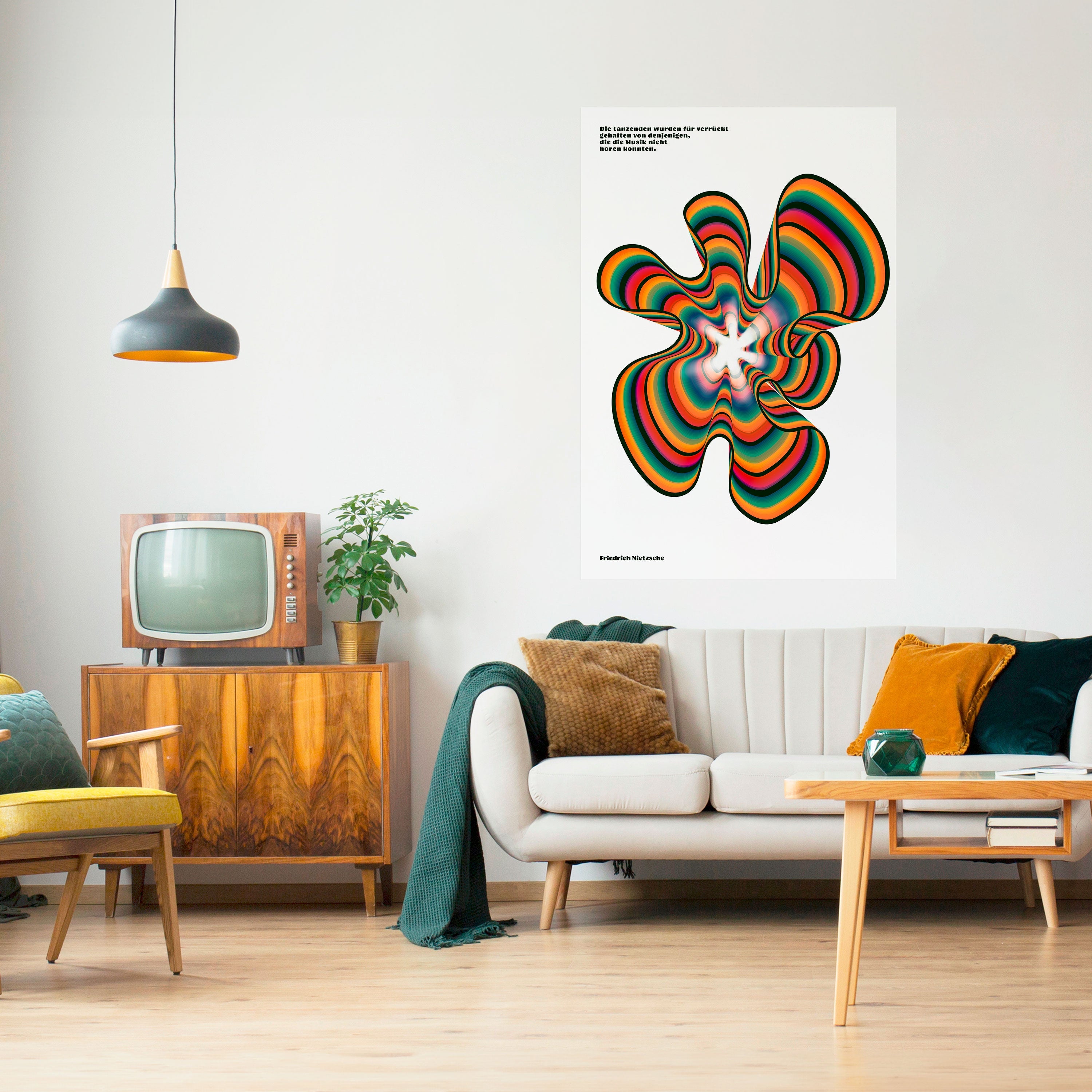 NOSTALGIC ECHOES [DE] Vertikales Poster zum Abziehen und Aufkleben