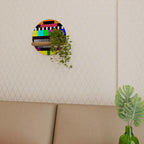 PHILIPS PATTERN Rundes Kunstregal in Eiche-Optik