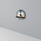 CHROMALINE CREATION Rundes Kunstregal in Schwarz