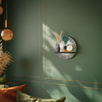 CHROMALINE CREATION Rundes Kunstregal in Schwarz