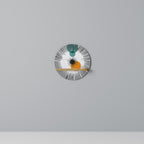 CHROMALINE CREATION Rundes Kunstregal in Eiche-Optik