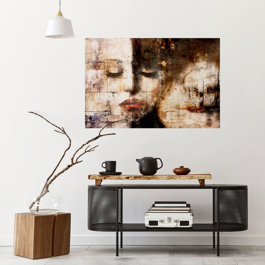 CAPTURED SERENITY Selbstklebendes Horizontal-Poster