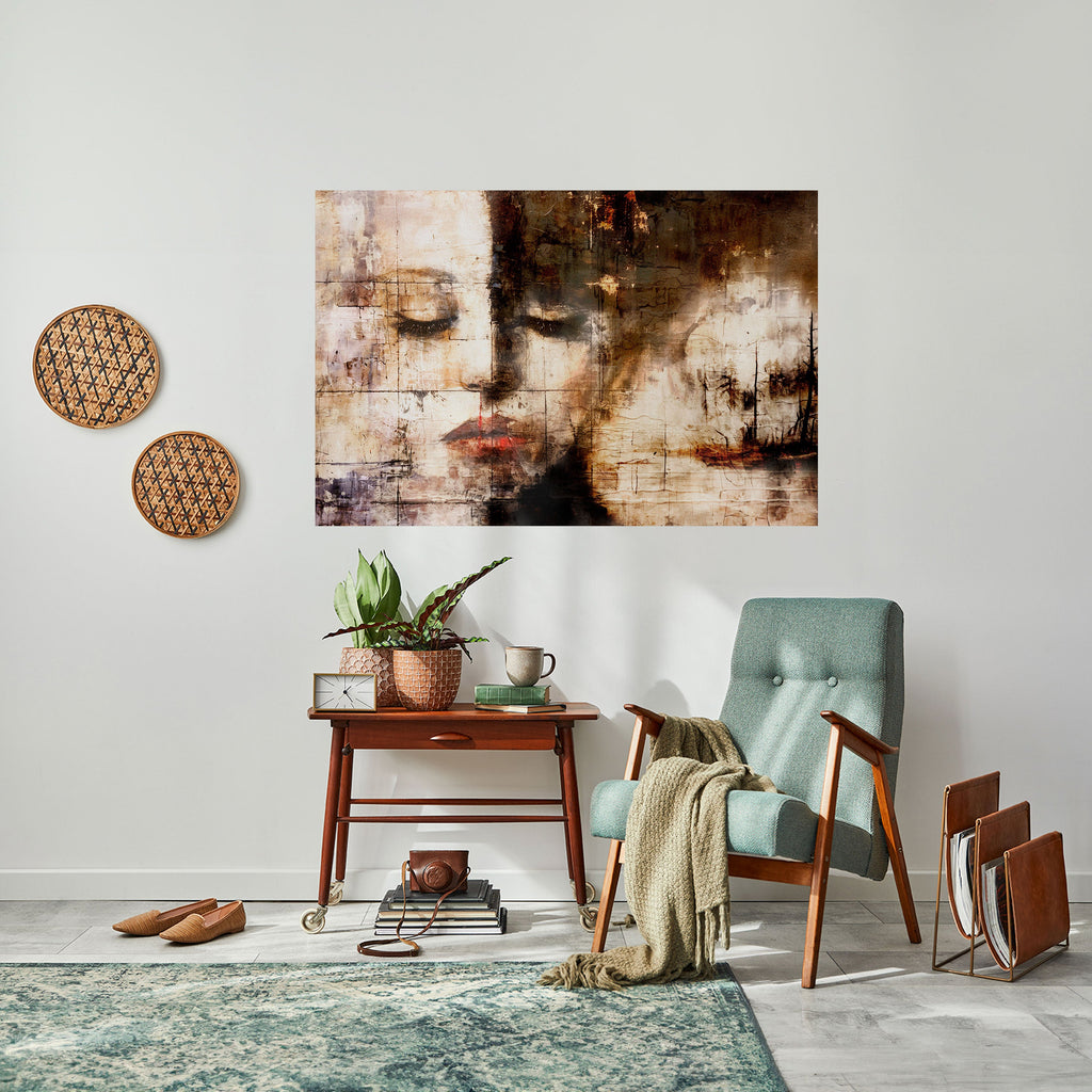 CAPTURED SERENITY Selbstklebendes Horizontal-Poster