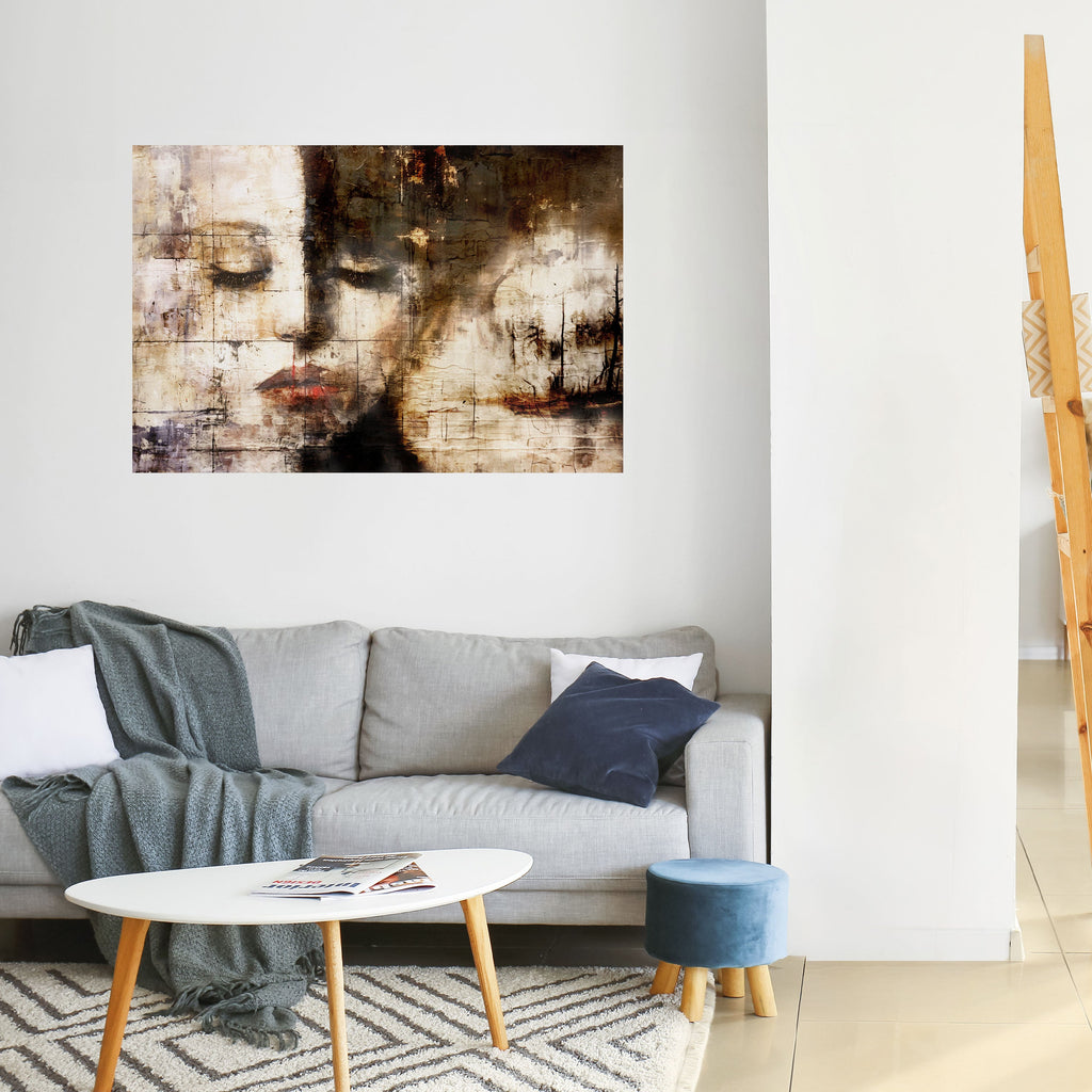 CAPTURED SERENITY Selbstklebendes Horizontal-Poster