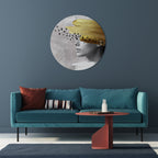 TREASURE THOUGHTS Runde Wanddekoration Ø 69 cm