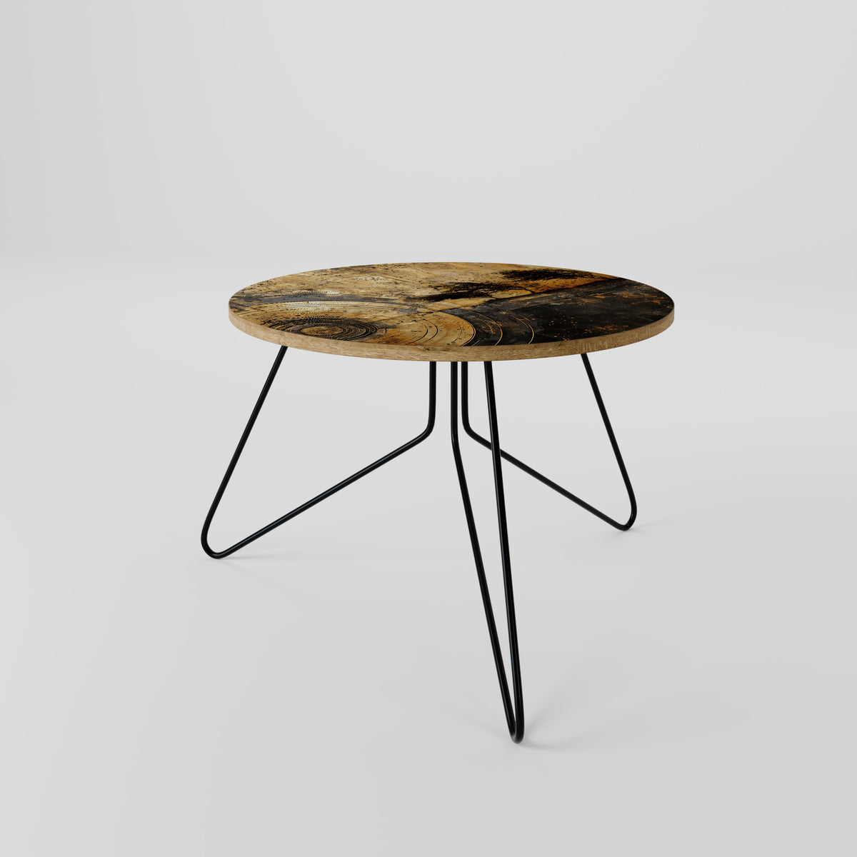COPPERY EARTHQUAKE Couchtisch