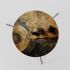 COPPERY EARTHQUAKE Couchtisch Ø 60 cm