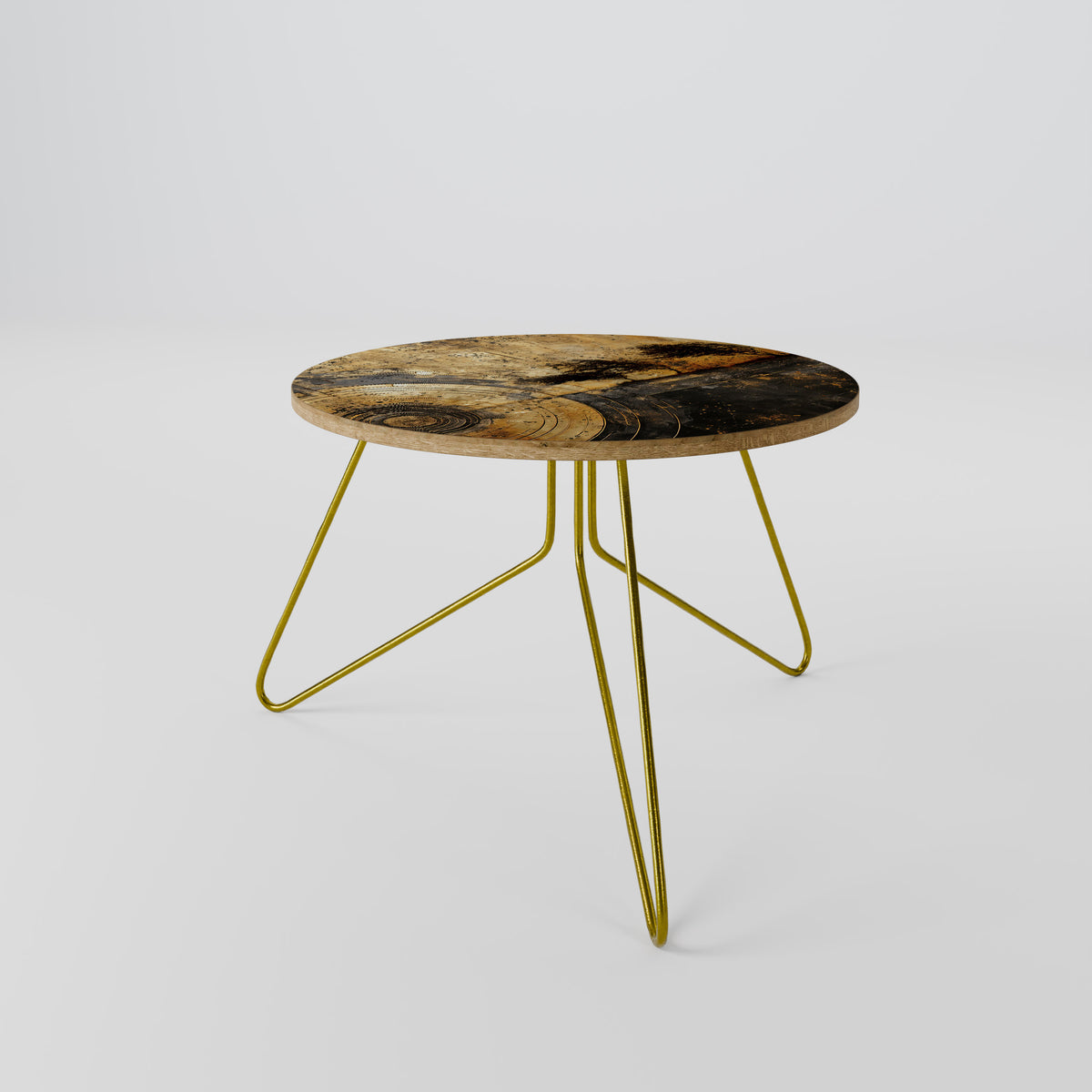 COPPERY EARTHQUAKE Couchtisch