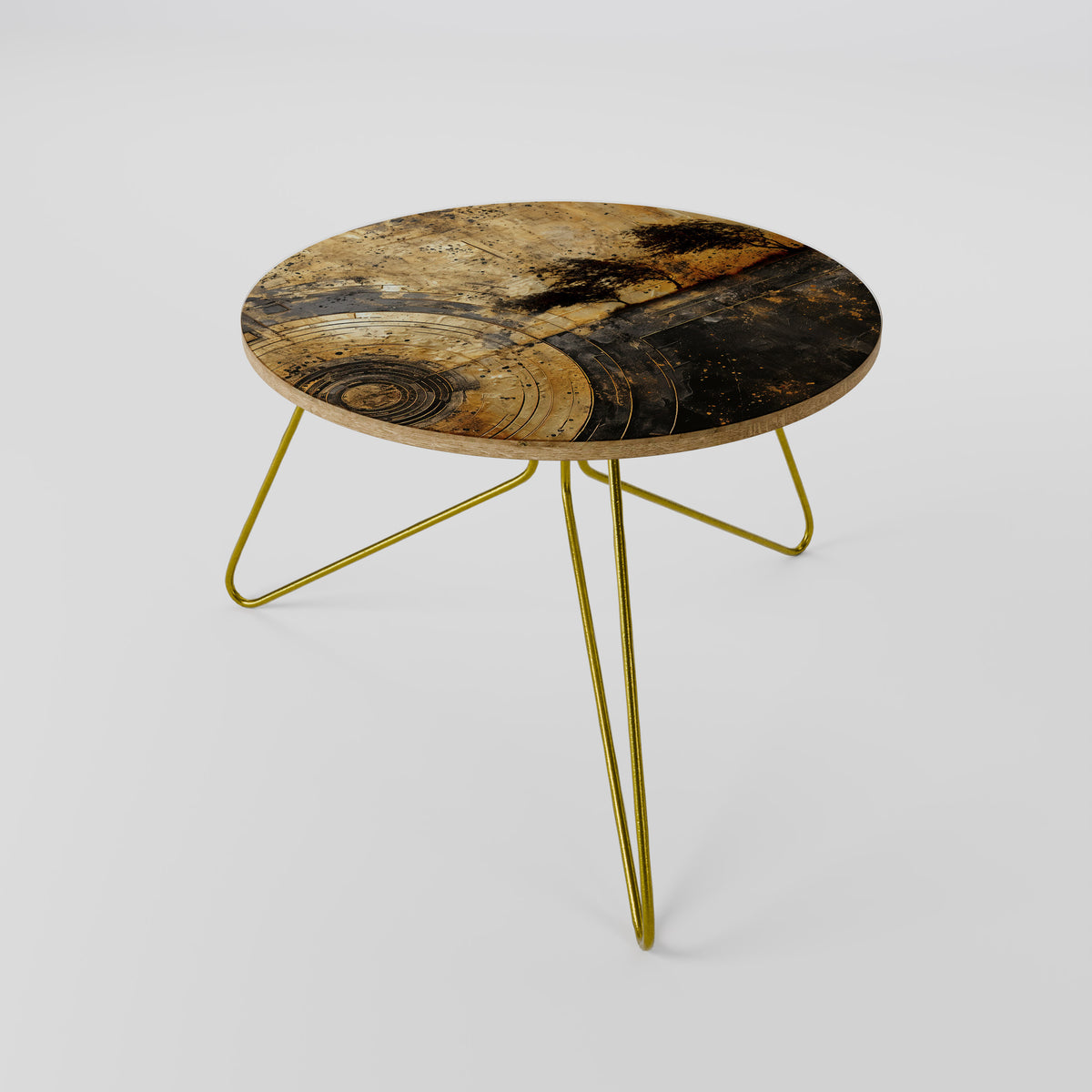 COPPERY EARTHQUAKE Couchtisch