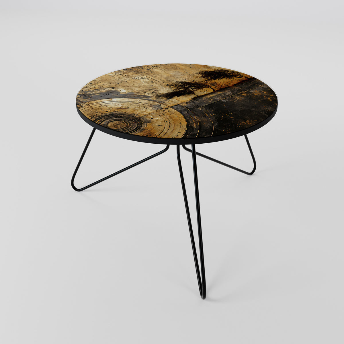 COPPERY EARTHQUAKE Couchtisch
