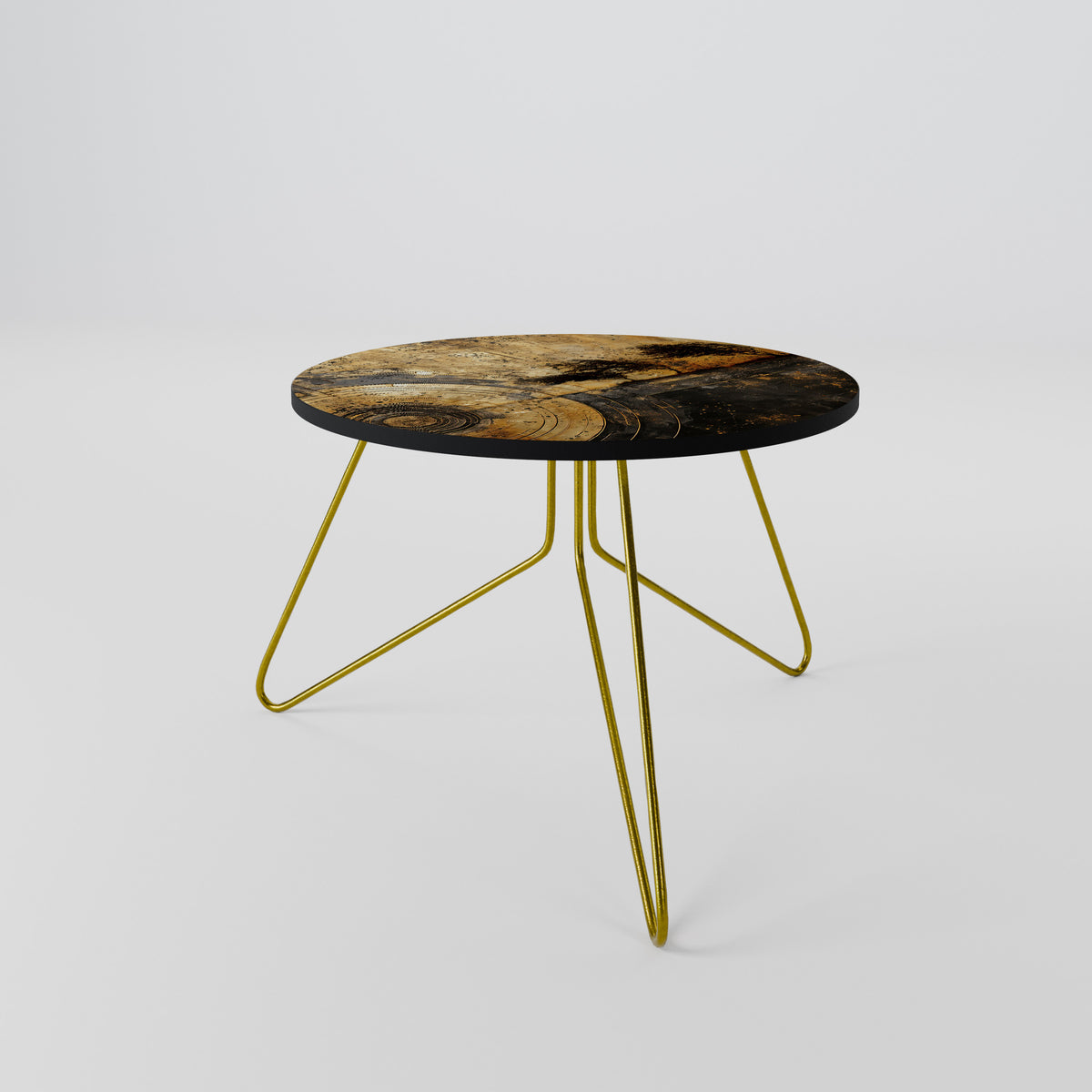 COPPERY EARTHQUAKE Couchtisch
