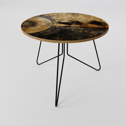COPPERY EARTHQUAKE Couchtisch