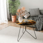 COPPERY EARTHQUAKE Couchtisch Ø 69 cm