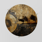 COPPERY EARTHQUAKE Couchtisch Ø 69 cm