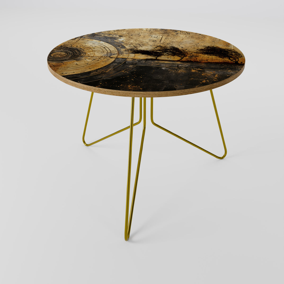 COPPERY EARTHQUAKE Couchtisch