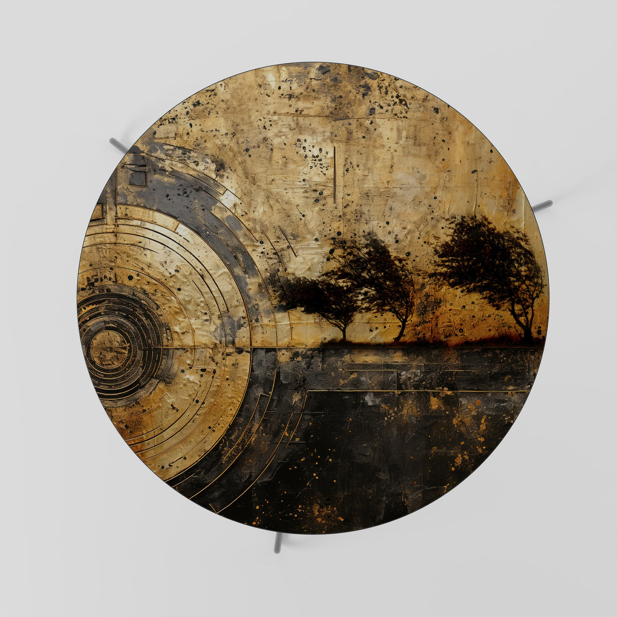 COPPERY EARTHQUAKE Couchtisch