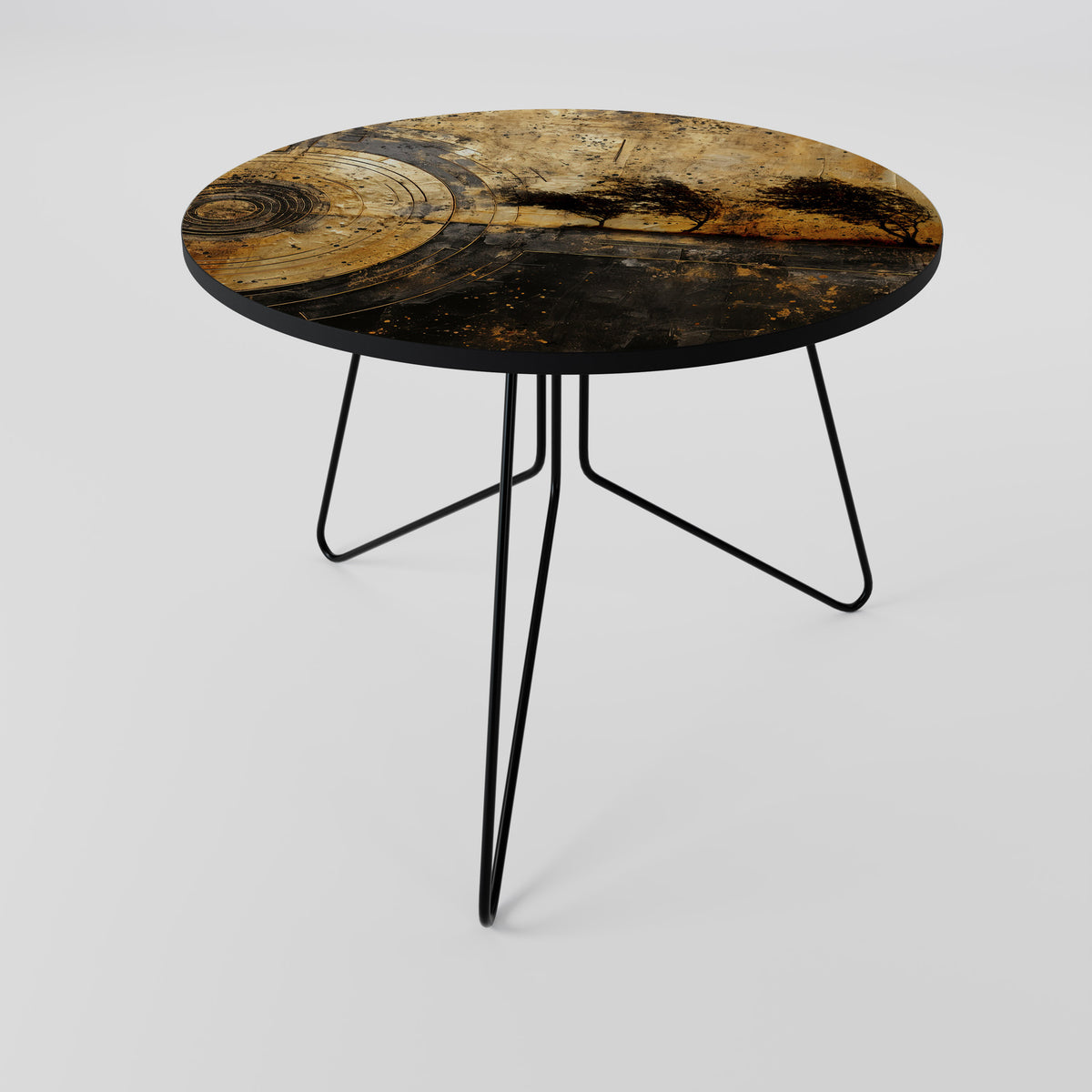 COPPERY EARTHQUAKE Couchtisch