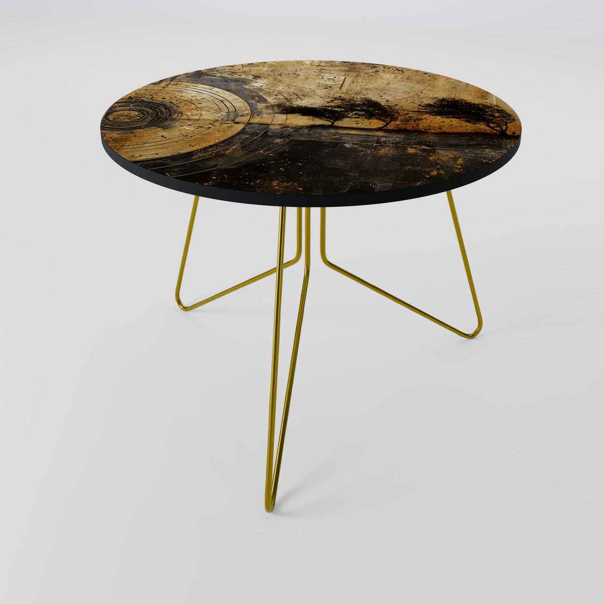 COPPERY EARTHQUAKE Couchtisch