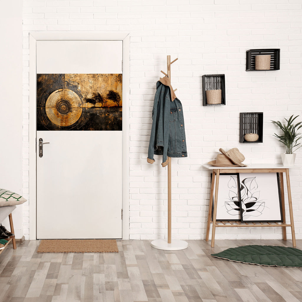 COPPERY EARTHQUAKE Selbstklebendes Horizontal-Poster