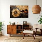 COPPERY EARTHQUAKE Selbstklebendes Horizontal-Poster