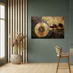 COPPERY EARTHQUAKE Selbstklebendes Horizontal-Poster