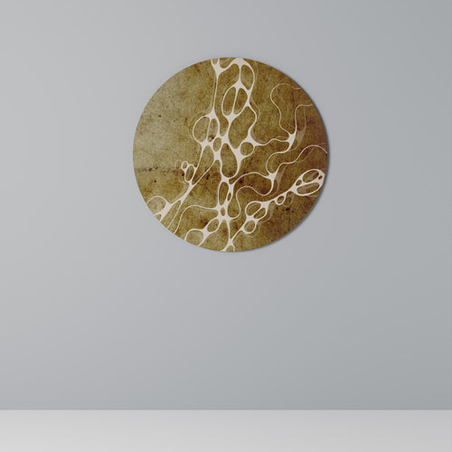 ARCANE ARRAY Runde Wanddekoration Ø 69 cm