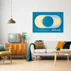 SOLAR APERTURE Selbstklebendes Horizontal-Poster