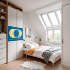 SOLAR APERTURE Selbstklebendes Horizontal-Poster